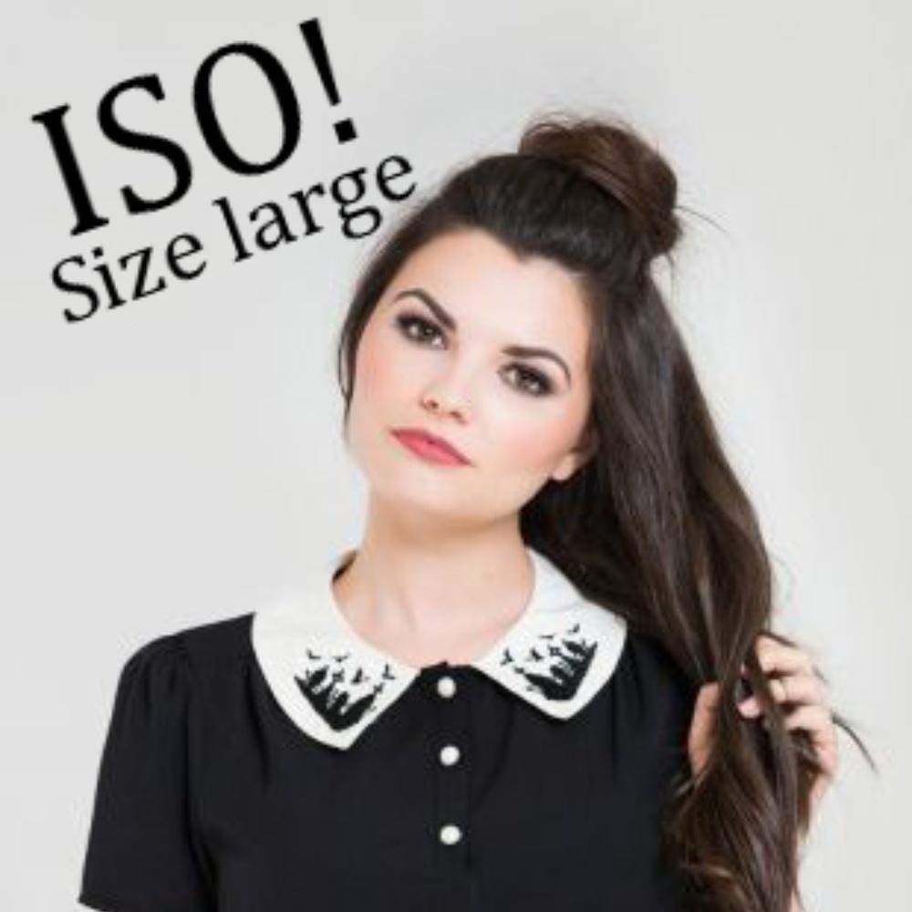 ISO! Hell Bunny Graveyard blouse in large